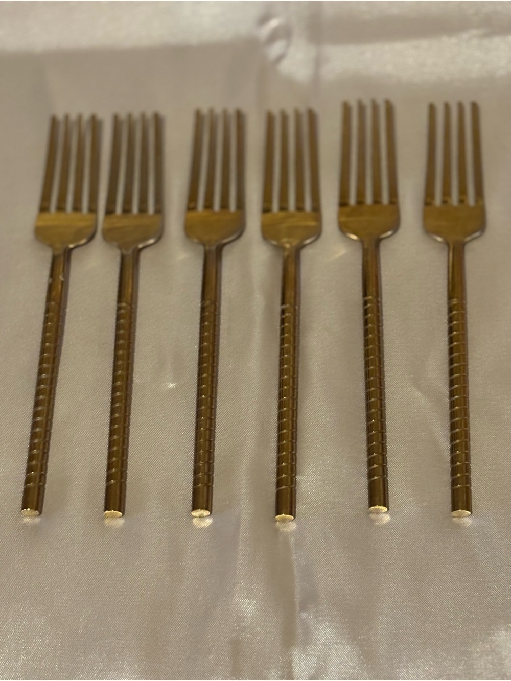 Goldtone Stainless Dinner Forks